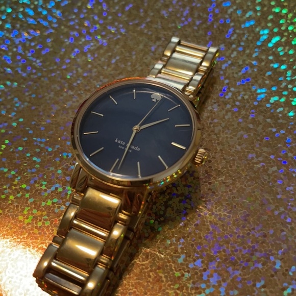 Kate Spade Gold and Black Watch - Picture 1 of 4